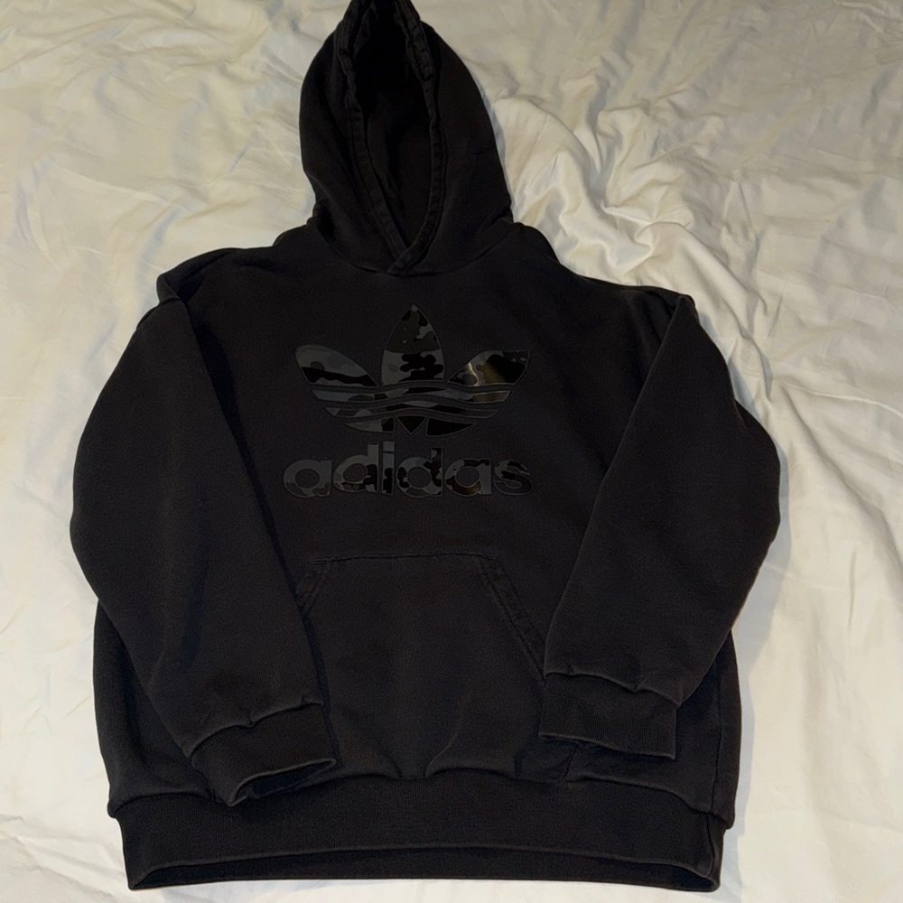 Adidas Black Camouflage Hoodie - Picture 2 of 4